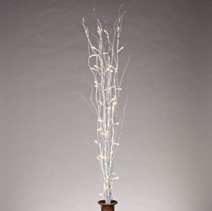 Glitter Lighted Branch